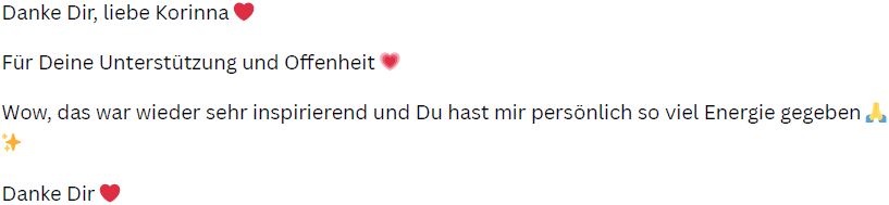 Zuschrift zum Podcast, unbearbeitet