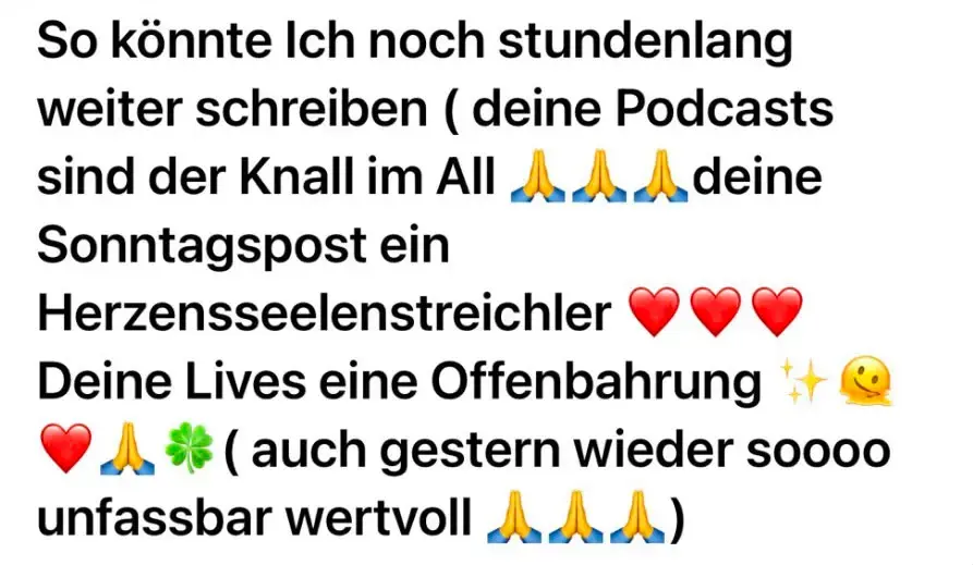 Leserinnen Feedback