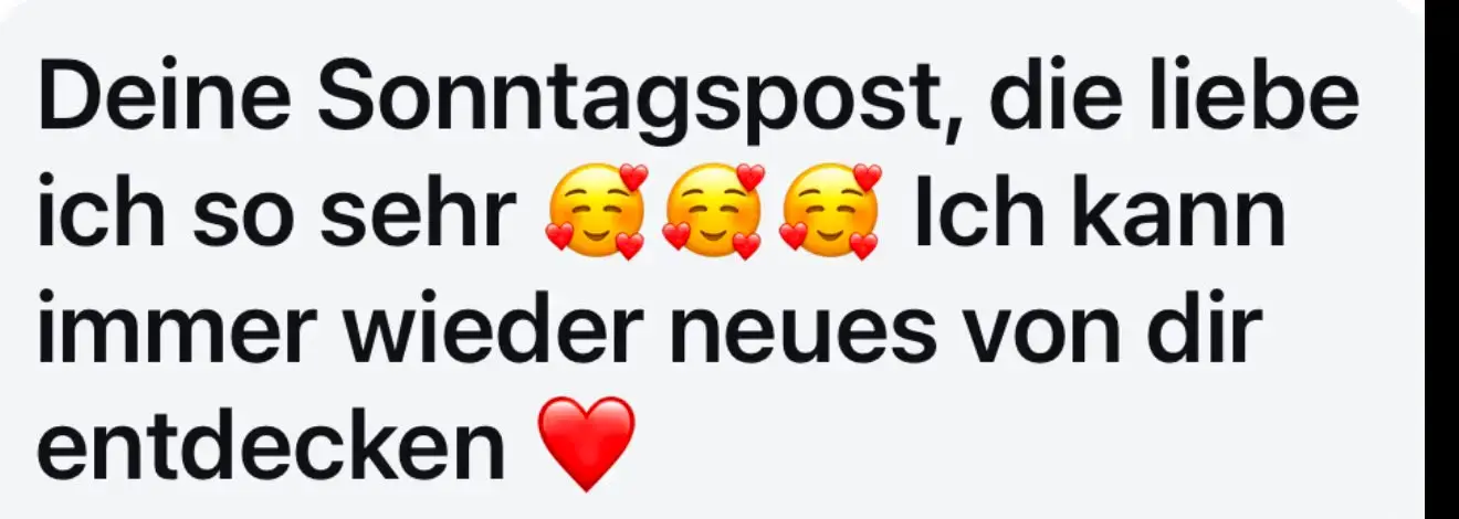 Leserinnen Feedback