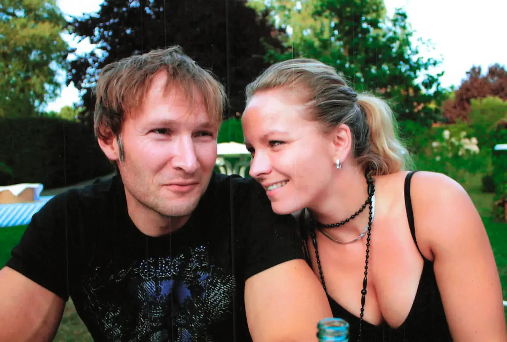 Korinna und Mark gemeinsam vor der Kamera