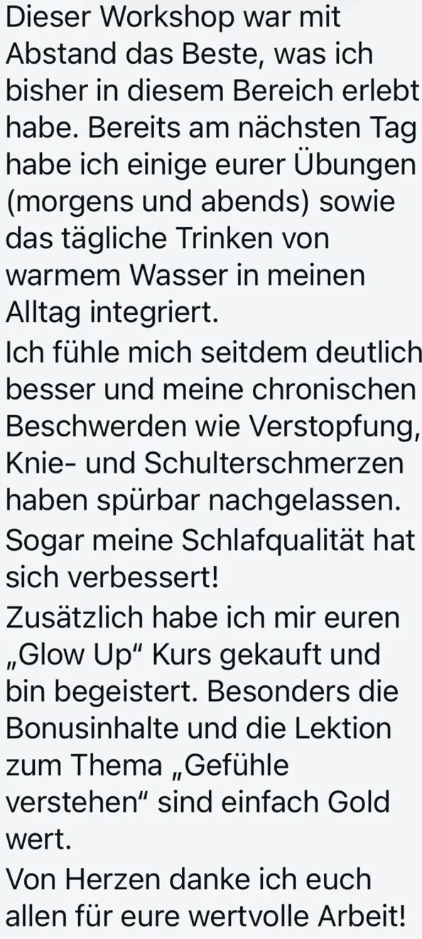 Glow Up Feedback 17