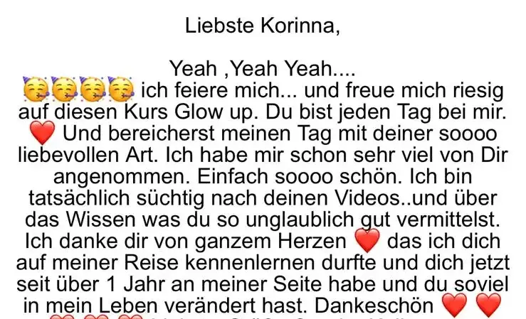 Glow Up Feedback 4